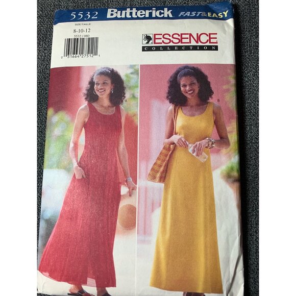Butterick Misses Dress Sewing Pattern sz 8-12 5532 - uncut - Picture 8 of 11